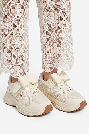 Sneakers GUESS CEO-BIC29275JJKF3GG Beżowy jasny