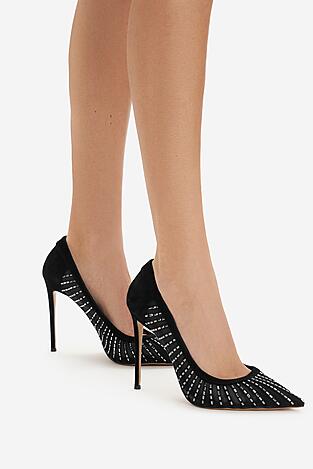 Czółenka EVA MINGE EO-MOLLY-LT1643-15 Czarny