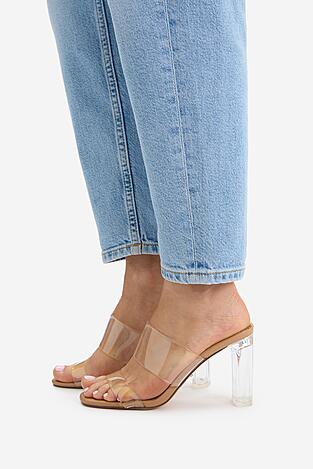 Klapki DeeZee CEO-LS5216-01 Bezbarwny