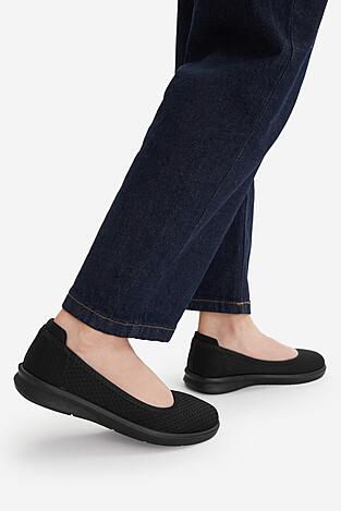 Baleriny Jenny CEO-MERLE H20630-01 Czarny