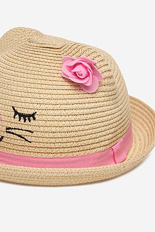 Kapelusz dziecięcy Nelli Blu 4K3-001-SS24 Beżowy