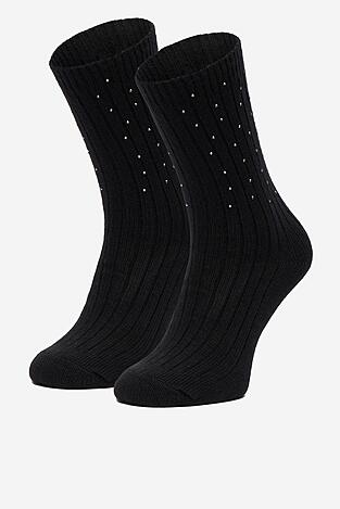 Zokni NINE WEST CEO_LA_NW_17636_W_AW25 (1-PACK) FEKETE