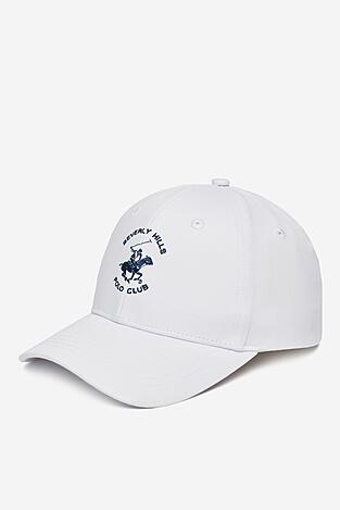 Czapka z daszkiem Beverly Hills Polo Club CWBEO-BHPC-U3-003-SS26 Biały