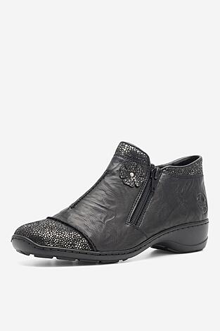 Półbuty Rieker 58388-01 Czarny