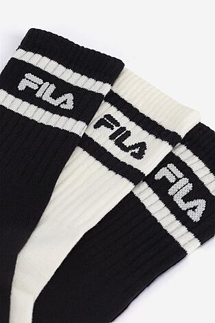 Ponožky Fila F3608-AW24 (3-PACK) ČERNÁ