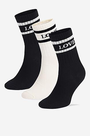 Ponožky Fila F3608-AW24 (3-PACK) ČERNÁ