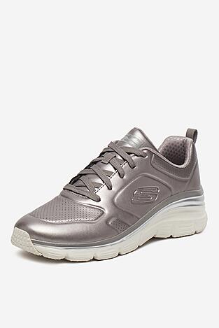 Спортни обувки Skechers FASHION FIT - GLOW UP 149749 PEW СРЕБРИСТ