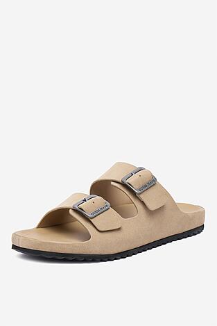 Klapki GUESS JEANS EO-KANSAS-01 126AM Beżowy