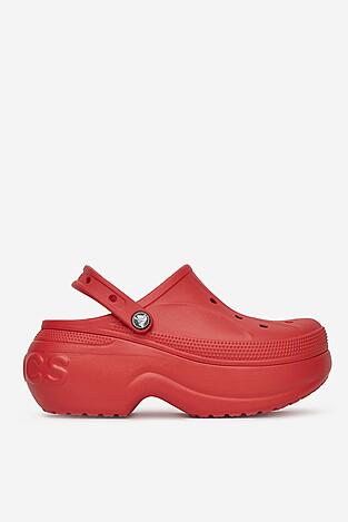 Klapki basenowe Crocs BELLA CLOG 210062-8C1 Czerwony