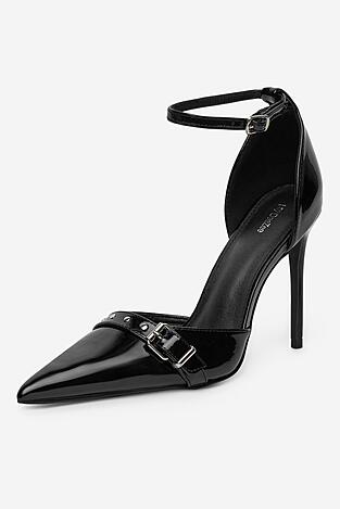 Pantofi cu toc DeeZee Q93079-17 NEGRU