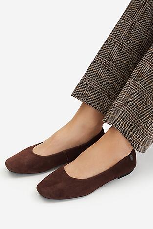 Baleriny U.S. POLO ASSN. EO-AYOLY001W/6S1 Brązowy