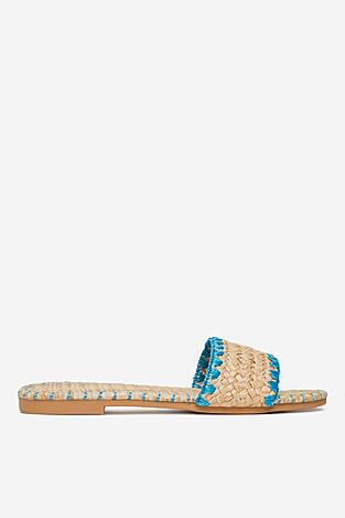 Pantofle DeeZee BP6097-5 BLANKYTNĚ MODRÁ