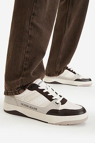 Sneakers GUESS JEANS EO-TEKSAS-01 126AM Kremowy