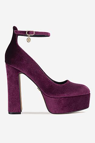 Czółenka NINE WEST WFA3040-1 Fioletowy