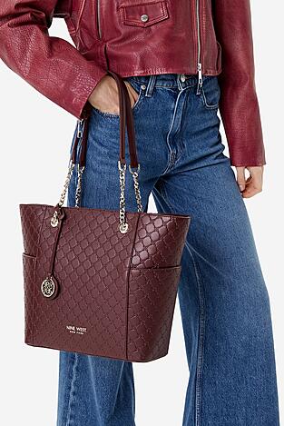 Дамска чанта NINE WEST CEO-NEBRASKA-LDA8208A БОРДО