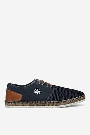 Espadryle Rieker B5249-14 Niebieski