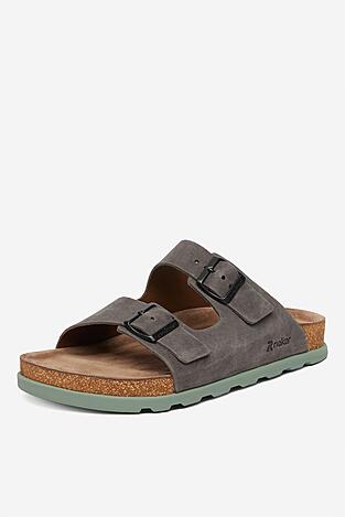 Klapki Rieker CEO-21190-45 Szary ciemny