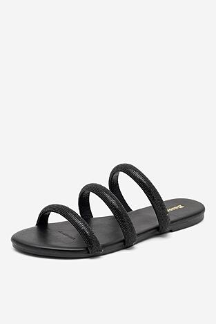 Klapki Bassano LC031022-1 Czarny