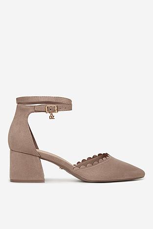Czółenka DeeZee DF-82574-4 Khaki