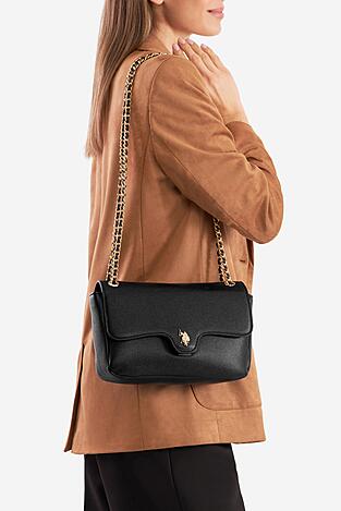 Дамска чанта U.S. POLO ASSN. BIUXT8386WVP ЧЕРЕН