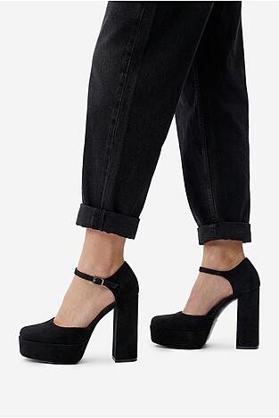 Czółenka EVA MINGE EO-NIKI-E340-70H Czarny