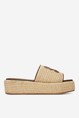 Klapki NINE WEST EO-259-8201 Beżowy