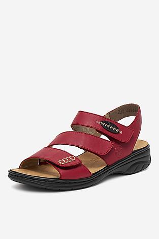Sandały Rieker 64573-33 Czerwony