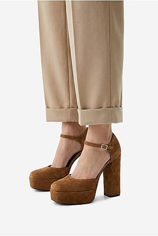 Czółenka EVA MINGE EO-NIKI-E340-70H Brązowy