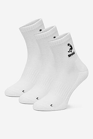 Ponožky SHAQ AS_SHQ_H_001Z_SS25 (3-PACK) BÍLÁ