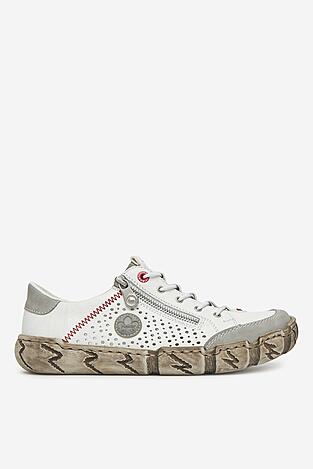 Półbuty Rieker L0355-80 Biały