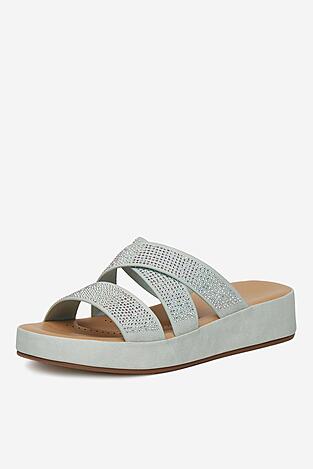 Pantofle Clara Barson R23SS06671 SVĚTLE MODRÁ