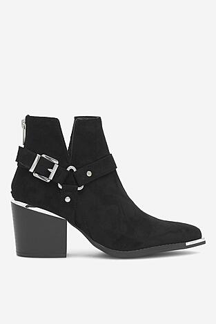 Bokacsizma DeeZee YOLANDA LS6075-01 FEKETE