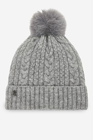 Czapka damska NINE WEST CEO-NW-W3-002-AW25 Szary