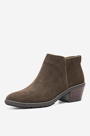 Kotníková obuv SAM EDELMAN B5068L1300 TMAVĚ OLIVOVÁ