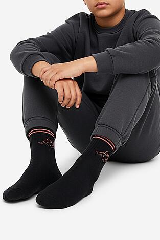 Zokni Kappa CEO_KR_KAPPA_DZ006_W_AW25 (3 -PACK) FEKETE