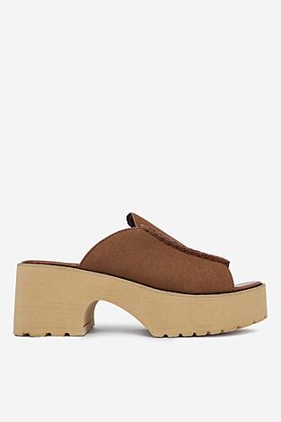 Klapki Jenny CEO-LB-G9338A Brązowy