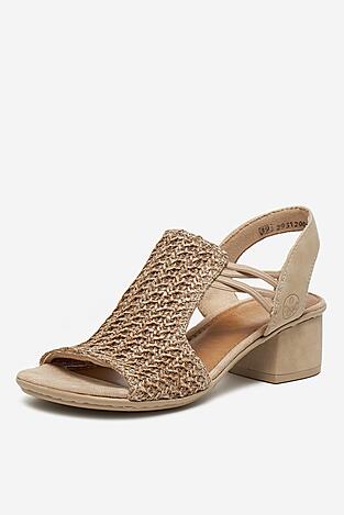 Sandały Rieker 64962-60 Beżowy ciemny