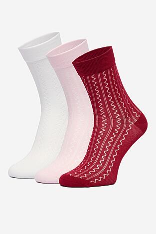 Skarpetki NINE WEST CEO_BR_NW_25076_W_AW25 (3 PACK) MIX