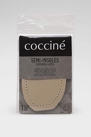 Tălpici Coccine COCCINE SEMI-INSOLES LEATHER ON LATEX PÓŁWKŁADKI NR M BEJ