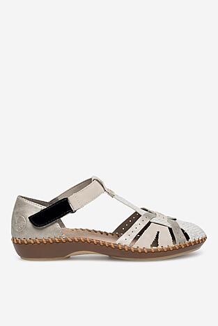 Sandały Rieker M1650-60 Beżowy