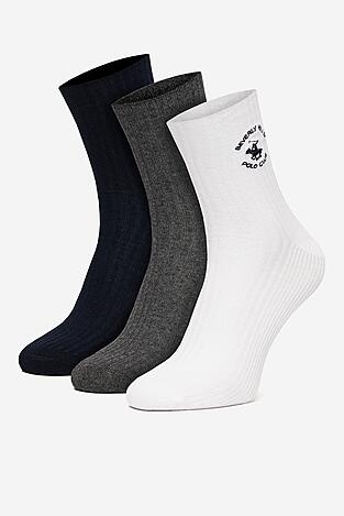Чорапи Beverly Hills Polo Club KR_BHPC_005_W_SS2025_(3PACK) МИКС