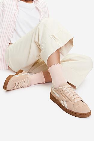 Obuwie sportowe Reebok CLUB C GROUNDS UK 100208146 Beżowy