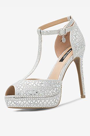 Сандали NINE WEST NISA SY015-1NW СРЕБРИСТ