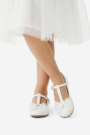 Baleriny Jenny CEO-CM250701-1 Biały
