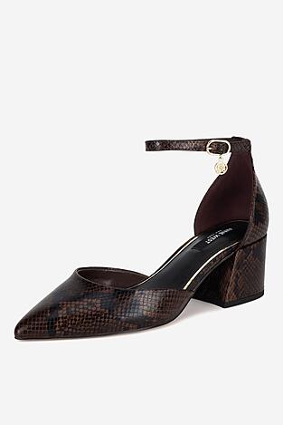 Czółenka NINE WEST WFA3358-1 Brązowy