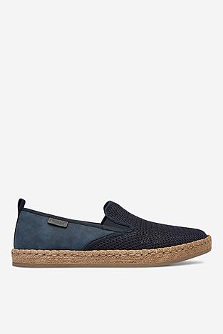Espadryle Rieker CEO-B2661-14 Granatowy ciemny