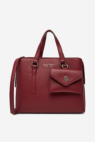 Torebka NINE WEST C-JL9733 Bordowy