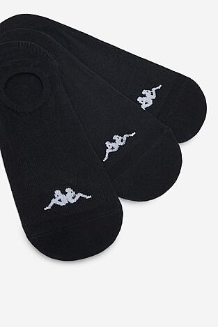 Zokni Kappa KR_STAN_SS25 (3-PACK) FEKETE