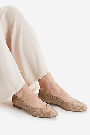 Baleriny Lasocki CEO-RST-KAJA-66F Beżowy ciemny