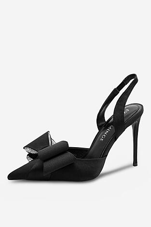 Pantofi cu toc EVA MINGE MIA-SLT18267-195 NEGRU